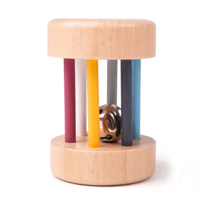 Immagine prodotto di Sonaglio a rullo in legno Bigjigs, 100%
