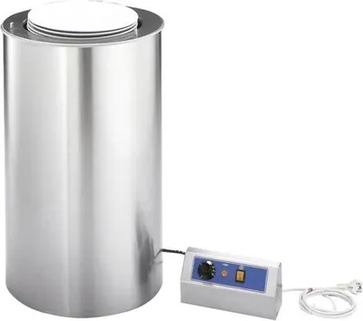 Zdjęcie produktu dla Wbudowany podgrzewany podajnik talerzy KBS bez pokrywy, przeznaczony do talerzy o średnicy 240–340 mm, stal nierdzewna