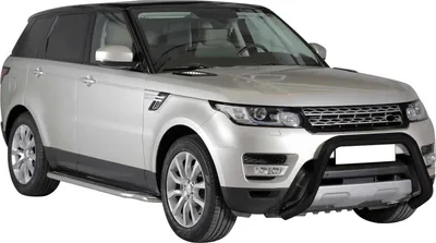 Zdjęcie produktu dla Listwa ochronna przedniego zderzaka do Range Rover Sport 2014-2017 ø76 mm stalowa czarna