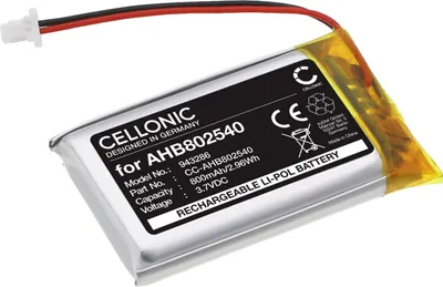 Immagine prodotto di CELLONIC 1x Batteria per Headset / Auricolare / Cuffie Compatibile con Sena SF2, SF4, AHB802540 – (800mAh, 3.7V)