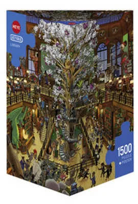 Imagen del producto de Oesterle, U: Puzzle de la biblioteca, 1500 piezas