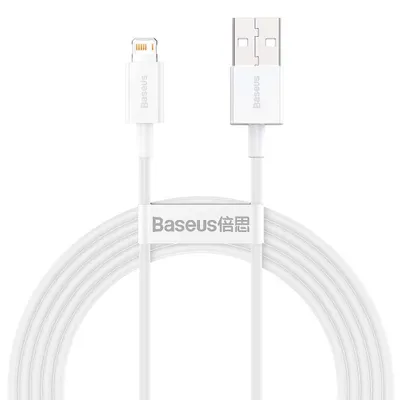 Zdjęcie produktu dla Kabel Baseus Superior USB-Lightning 2,0 m 2,4 A biały
