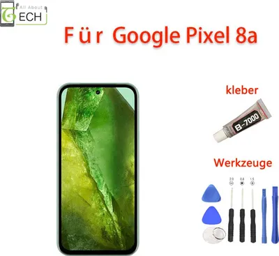Produktbild von Original Google Pixel 8a LCD Display Touchscreen Ersatzteil Bildschirm