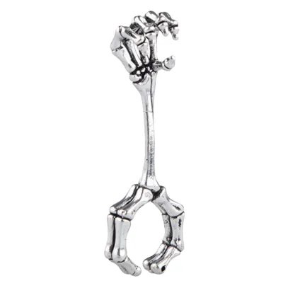 Produktbild von Einzigartige nützliche Handknochen -Raucher -Clip -Rack -Finger -Zigarettenhalterung-Silber
