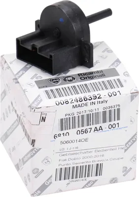 Produktbild von Original Fiat Gebläseschalter Bedienteil Heizung für Doblo 00-16 Punto 82486392