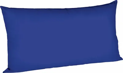 Produktbild von fleuresse Mako Satin Kissenbezug Colours Uni 40x80 cm Royal