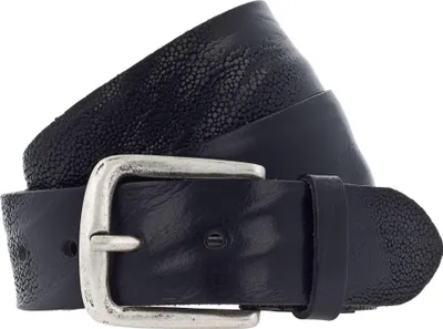 Produktbild von Vanzetti Leder Gürtel 40mm Leather Belt W115 Black schwarz