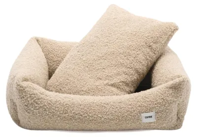 Produktbild von CAFIDE Snozy Hundebett Fleece Beige M, 75 x 60 x 20 cm