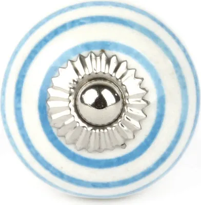 Produktbild von Knauf Streifen weiß/hellblau