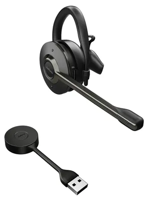 Zdjęcie produktu dla Jabra Engage 55, Bezprzewodowy, Biuro/centrum telefoniczne, 18 g, Zestaw słuchawkowy, Czarny, Tytan