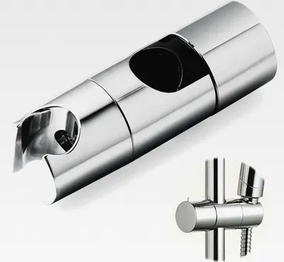 Produktbild von Duschkopfhalterung,Verstellbar 18–25 Mm Duschhalterung,Rostfrei Duschbrause Halterung,Kein Bohren Erforderlich Handbrause Halterung,Passend FüR Handbrausenhalter Mit Gleitstange,Drehbarer Brausehalter