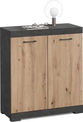 Zdjęcie produktu dla Kommode >Birkenhead< in Matera / Artisan Eiche Nachbildung - 80x90x35cm (BxHxT)