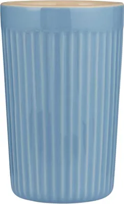 Productafbeelding van IB Laursen Cafe Latte beker, groot, muntgroen, model BLUE BELL, blauw, keramiek, 375 ml