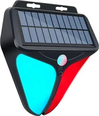 Produktbild von Solarblitzlichtalarm 129 dB Akustik Sirene Outdoor -Bewegungssensor IP65 Water of Security Farm, Villa, Zuhause