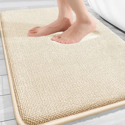 Image de Tapis de bain en mousse à mémoire de forme, antidérapant, 40 x 60 cm, pour salle de bain