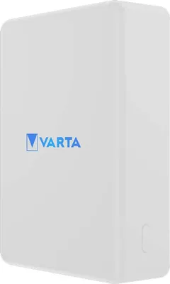 Produktbild von Varta, Magnetische PowerBank 10000mAh Qi Kabelloses Laden mit 2 USB-C Anschlüssen, Weiß