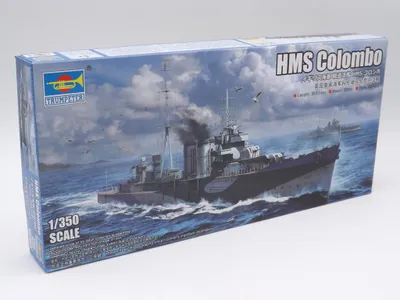 Produktbild von Trumpeter 05363 HMS Colombo Modell Schiff Bausatz 1:350