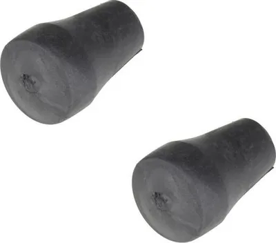 Immagine prodotto di 2x piede in gomma cavalletto principale 22mm nero per Vespa P PK PX 50 80 125 150 200 / Cosa 1 2 152 150 200