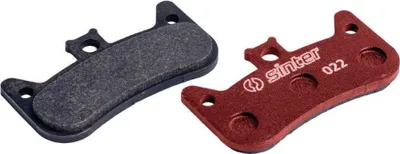 Image de Plaquettes de frein à disque Sinter 022 Formula organique, MTB standard, rouge, 25 pièces