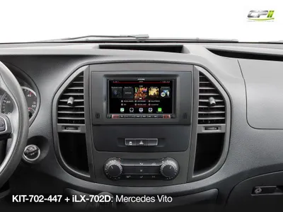 Produktbild von Alpine Einbauset mit CAN-Bus Interface für Mercedes Vito 447