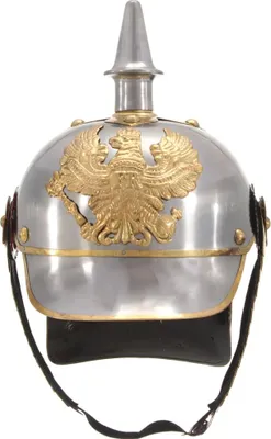 Produktbild von vidaXL Deutscher Preußischer Helm Antik Replik LARP Silbern Stahl