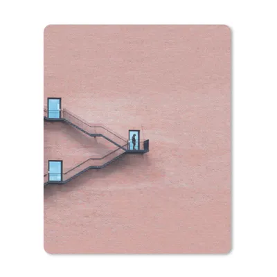 Produktbild von MuchoWow® Mauspad Mousepad Tür - Wand - Treppe - Architektur 30x40 cm - Mousepads - Maus Mat - Pad - Mausunterlage - Mausmatten