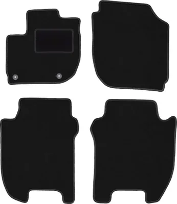 Image de Tapis en velours noir pour : Honda Jazz IV à hayon (2015-)