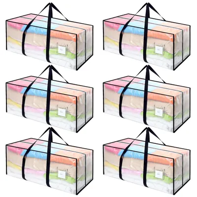 Image de Lot de 6 sacs de rangement robustes pour déménagement