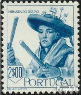 Produktbild von Briefmarken Portugal 1947 Mi 712 mit Falz Volkstrachten