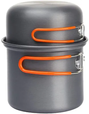 Produktbild von Campingpot Faltbarer Rucksack Kochset Töpfe195g