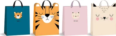 Produktbild von Interdruk Geschenktüte BeBe Friends Large