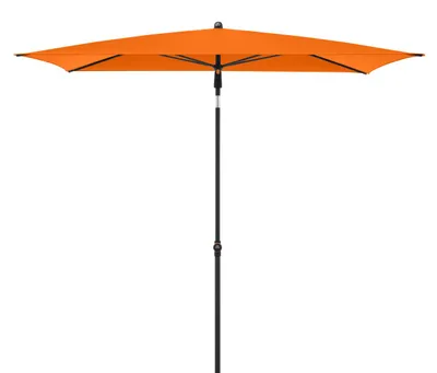 Produktbild von Mittelstockschirm Doppler myZone 190 x 125 cm orange mit UV-Schutz 80, wasserabweisende Polyesterbespannung, Neigfunktio