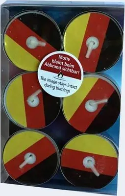 Produktbild von 6 Design-Lichter schwarz rot gelb
