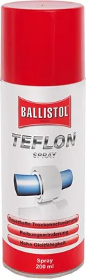 Produktbild von BALLISTOL Teflon® Spray, 1 Dose 200 ml Trockenschmierung  PTFE Teflonspray 25600