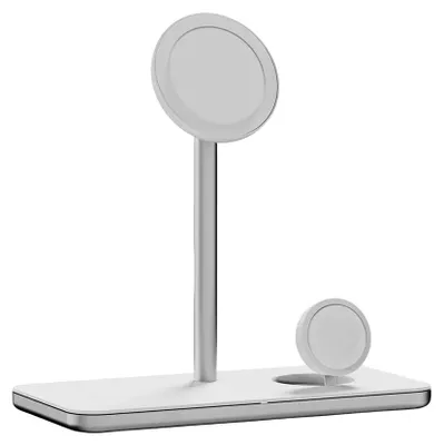 Immagine prodotto di LINQ 3in1 Qi2 Supporto di ricarica wireless Bianco Nuovo