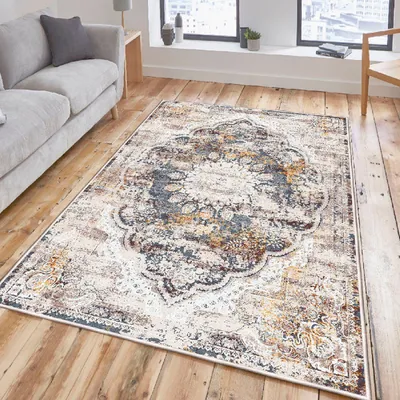 Produktbild von Conceptum Hypnose, Woosonıl083, Teppich (160 x 230), 100% BAUMWOLLE, Creme, 160 x 230 cm