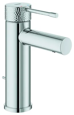 Productafbeelding van Grohe wastafelmengkraan Essence 24175_1, S-maat, monoblocmontage, afvoer met treklancet, verchroomd, 1 stuk.