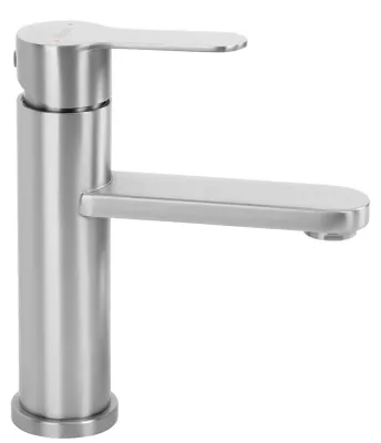 Produktbild von Waschbeckenarmatur Rea Arcos Niedrig Gebürstetes Nickel