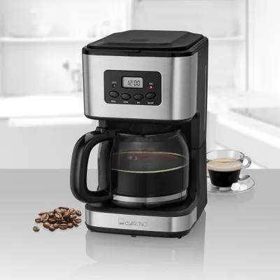Obrázek produktu pro Clatronic KA 3642, Kávovar na překapávanou kávu, 900 W, Černá, Průhledná