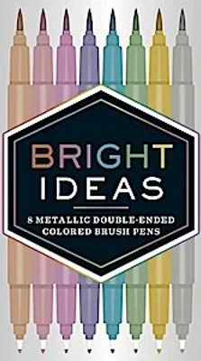Produktbild von Chronicle Books: Bright Ideas: 8 Metallic Double-Ended Color