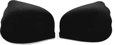 Produktbild von Trägerloser Silikon BH Push Up Selbstklebend Einlage Bra Abendkleid rückenfrei 805 Schwarz Cup C