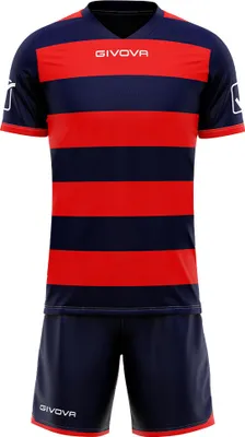 Produktbild von Sport-Set Givova Rugby Blau-Rot Blau