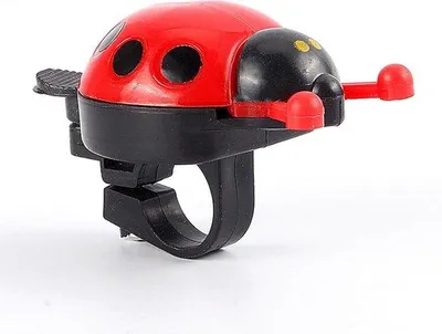 Image de Klaxon de vélo pour enfants, klaxon rouge pour vélo enfant