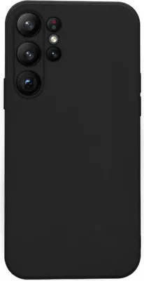 Produktbild von Hülle für Samsung Galaxy S23 Ultra Case Cover Bumper Silikon Softgrip Schutzhülle Farbe: Schwarz