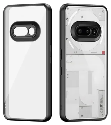 Image de Coque de téléphone pour Nothing Phone 3a, Dux Ducis Aimo, transparente avec cadre noir