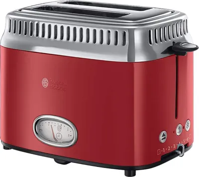 Produktbild von RUSSEL HOBBS Toaster  21680-56 Retro Ribbon 2Sch. Rot
