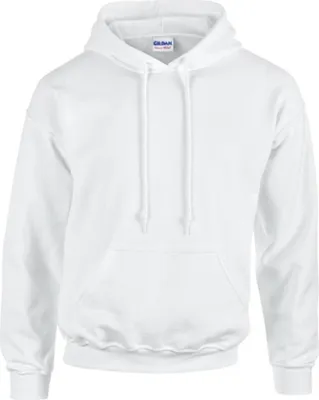 Produktbild von Gildan 18500 | Heavy Blend Hooded Sweatshirt / Kapuzenpullover - Farbe: White - Größe: 5XL