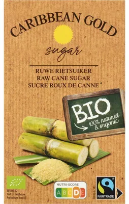 Obrázek produktu pro Caribbean Gold Organic Sugar 500g – Přírodní, organický třtinový cukr z Karibiku