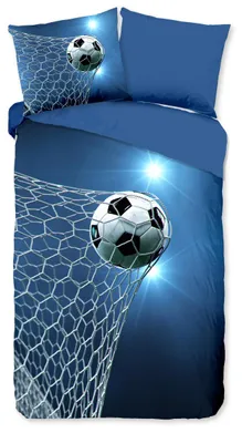 Productafbeelding van Pure Kinder Dekbedovertrek Microvezel Fans - blue 140x200/220cm