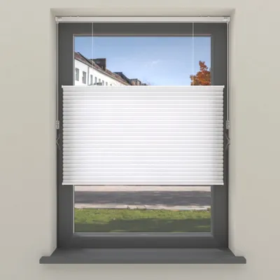 Produktbild von Cocoon Home Plissee Jalousien Lisa 120x175 - Lichtdurchlässig - Weiß